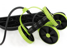 Afbeelding in Gallery-weergave laden, Buikspierwiel met elastiek voor krachttraining