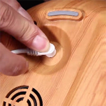 Afbeelding in Gallery-weergave laden, Wood Grain Essential Oil Aromatherapy Diffuser USB Charging Home Air Humidifier Purify Soothing LED Night Light Mist Maker