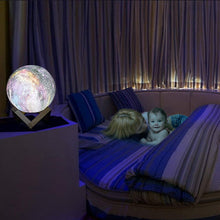 Afbeelding in Gallery-weergave laden, ZK20 3D Printing Moon Lamp Galaxy Moon Light Kids Night Light 16 Color Change Touch and Remote Control Galaxy Light as Gifts