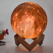Afbeelding in Gallery-weergave laden, ZK20 3D Printing Moon Lamp Galaxy Moon Light Kids Night Light 16 Color Change Touch and Remote Control Galaxy Light as Gifts