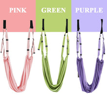 Afbeelding in Gallery-weergave laden, ROEGADYN Adjustable Aerial Yoga Strap Hammock Swing Stretching Strap Anti-Gravity Inversion Yoga Hammock Gym Flexibility Trainer