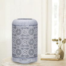 Afbeelding in Gallery-weergave laden, Metal Aromatherapy Machines 260ml Essential Oils Diffuser Air Humidifier 7 Colors Night Light Auto Shut Off Timer Office Bedroom