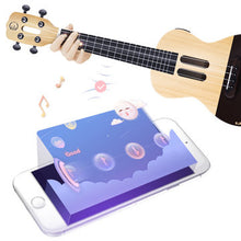 Afbeelding in Gallery-weergave laden, Populele U1 23 inch 4-snarige slimme ukelele met APP-gestuurde LED-lamp Bluetooth Connect-cadeau
