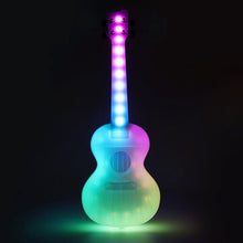 Afbeelding in Gallery-weergave laden, SOLO 23 Inch Concert Unieke LED-verlichting Slimme ukelele Anti-gebroken polycarbonaat ukelele met tas
