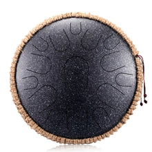 Afbeelding in Gallery-weergave laden, NEW Steel Tongue Drum 13 inch 15 tone Drum Handheld Tank Drum Percussion Instrument Yoga Meditation Beginner Music Lovers Gift
