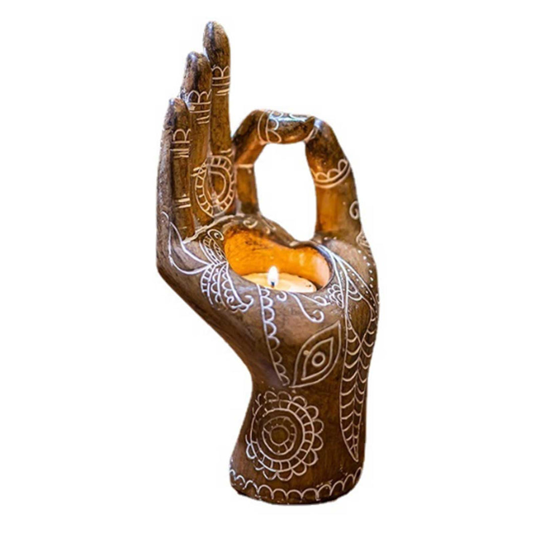 Boeddha Kaarshouder Mudra Hand