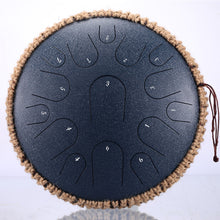 Afbeelding in Gallery-weergave laden, NEW Steel Tongue Drum 13 inch 15 tone Drum Handheld Tank Drum Percussion Instrument Yoga Meditation Beginner Music Lovers Gift
